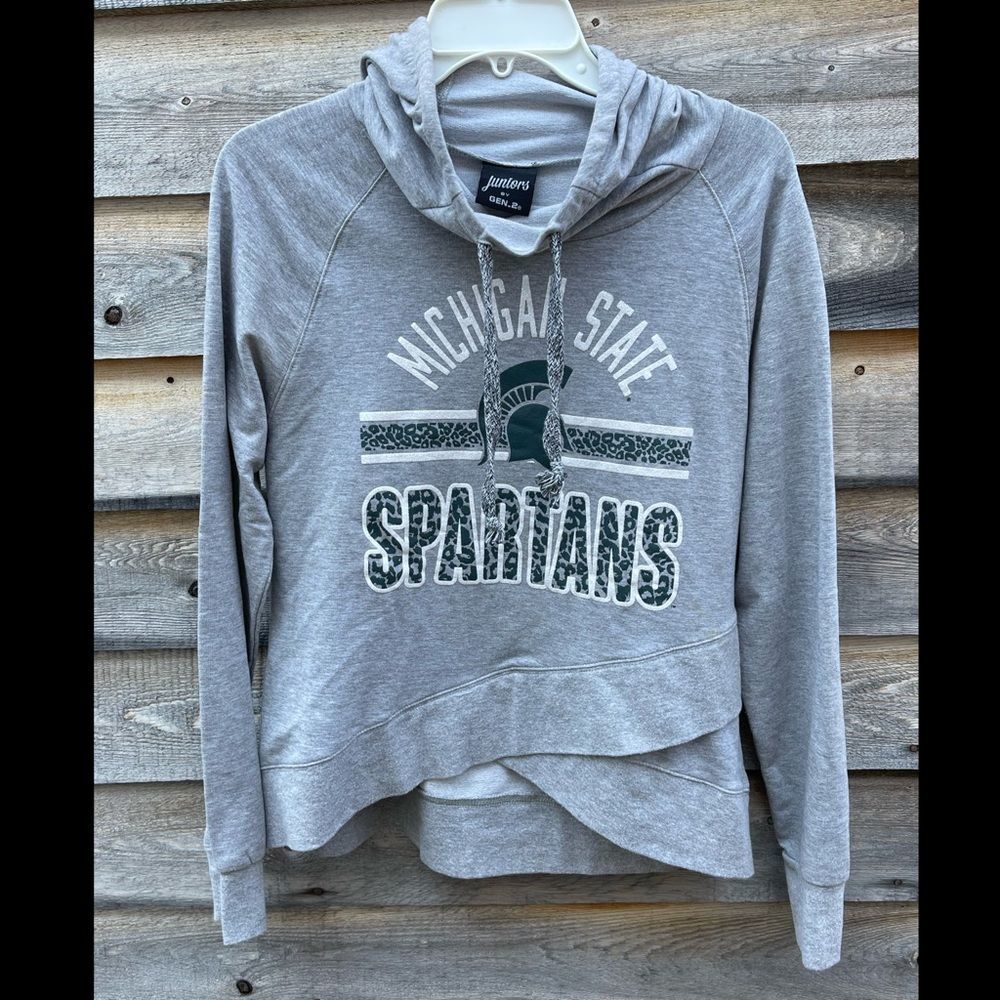 Michigan Spartans size XL 15/17  pull on hoodies